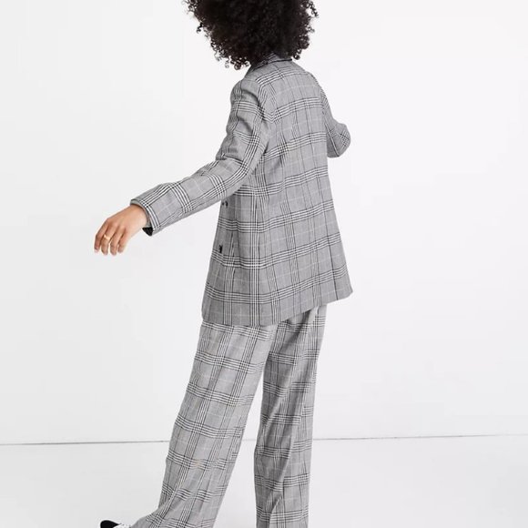 Madewell - Caldwell double-breasted blazer in Plaid - Picture 6 of 8